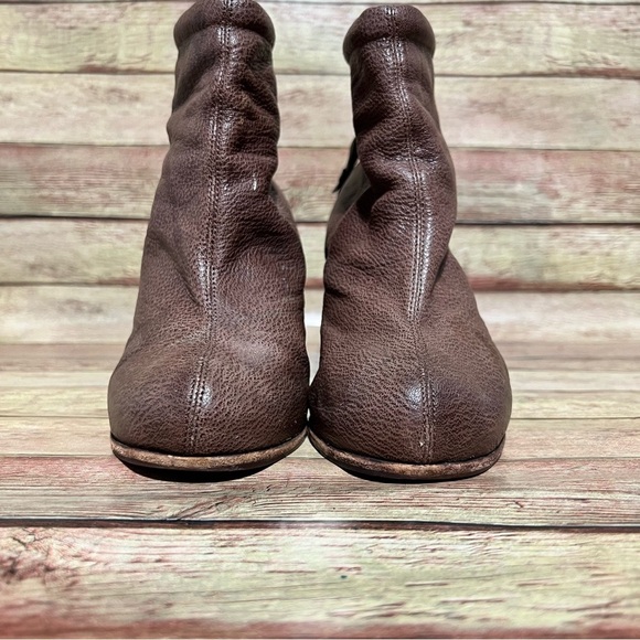 Jeffrey Campbell Brown Leather Rumble Booties - Picture 4 of 10